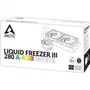 Arctic Liquid Freezer III 280 A-RGB Sistema de Refrigeración Líquida Todo en Uno 14 cm Blanco